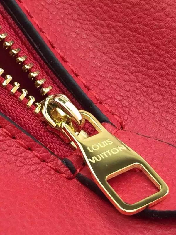 Louis Vuitton Monogram Empreinte Nano Montaigne Red M50865