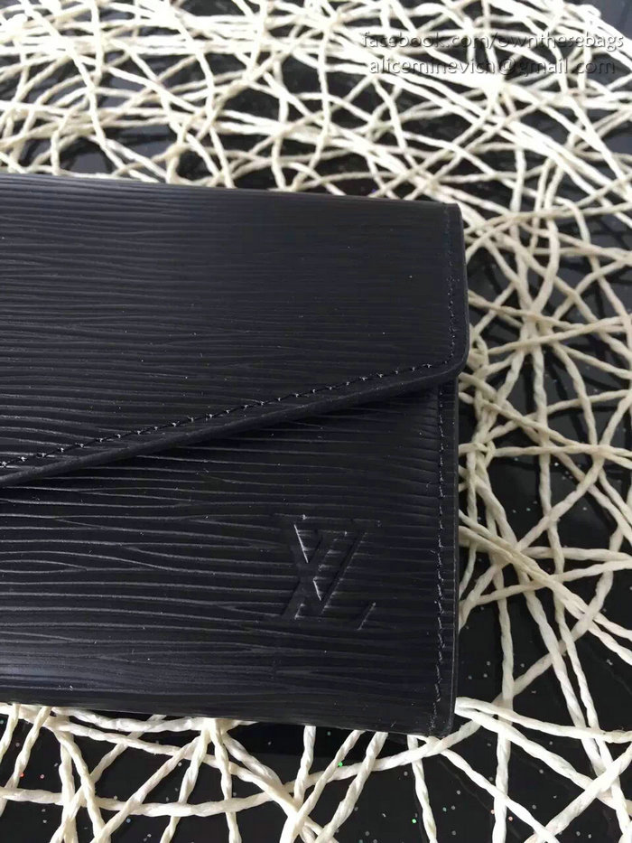 Louis Vuitton Epi Leather Sarah Wallet Noir M60760