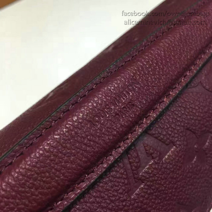 Louis Vuitton Monogram Empreinte Pochette Metis Fuchsia M40780