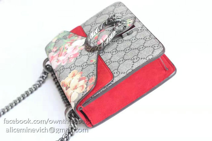 Gucci Dionysus GG Blooms Mini Bag Red 421970