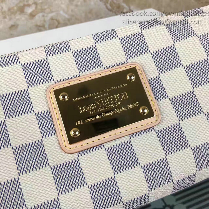 Louis Vuitton Damier Azur Canvas Eva Clutch N55214