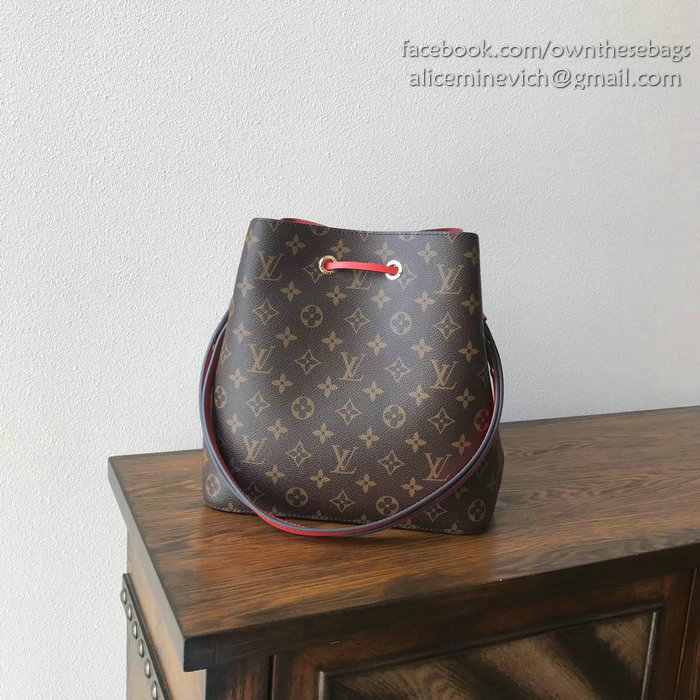 Louis Vuitton Monogram Canvas Neonoe Coquelicot M44022