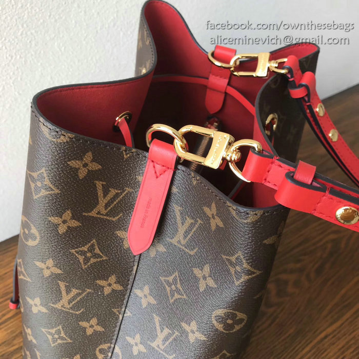 Louis Vuitton Monogram Canvas Neonoe Coquelicot M44022