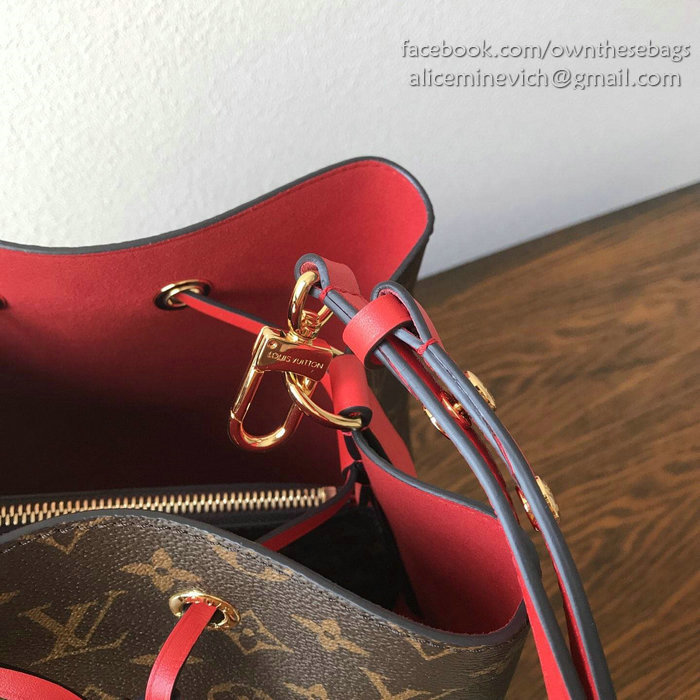 Louis Vuitton Monogram Canvas Neonoe Coquelicot M44022