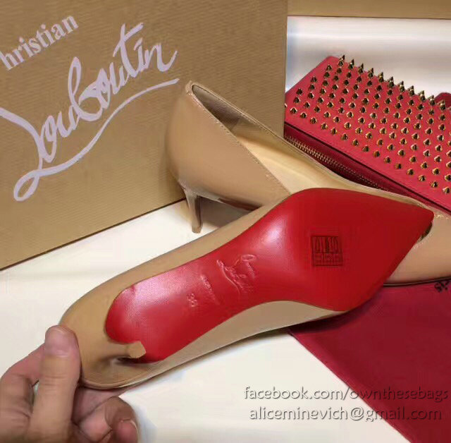 Christian Louboutin Mid-heel Pump Beige CL005