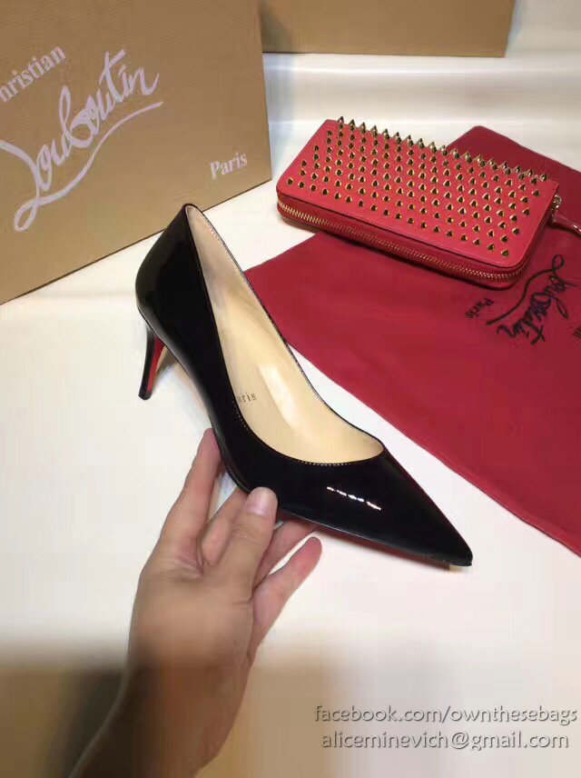 Christian Louboutin Mid-heel Pump Black CL005