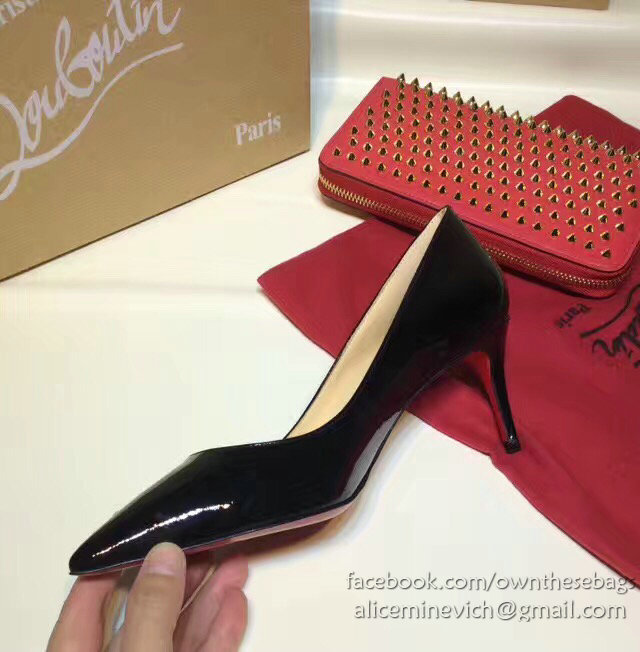 Christian Louboutin Mid-heel Pump Black CL005