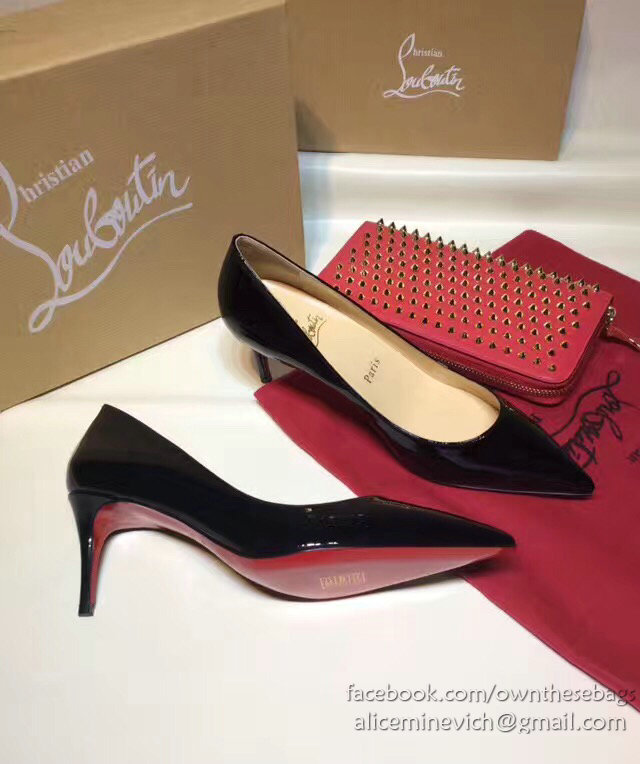 Christian Louboutin Mid-heel Pump Black CL005