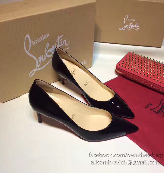 Christian Louboutin Mid-heel Pump Black CL005