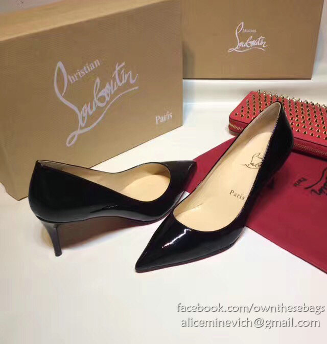 Christian Louboutin Mid-heel Pump Black CL005