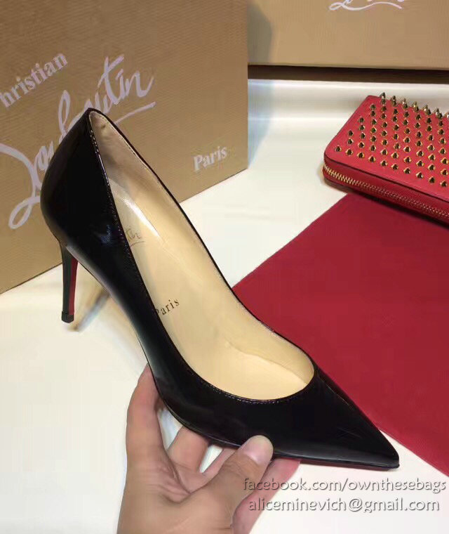 Christian Louboutin Patent Leather Pump Black CL006