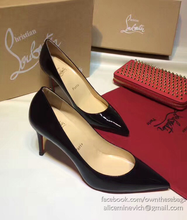 Christian Louboutin Patent Leather Pump Black CL006