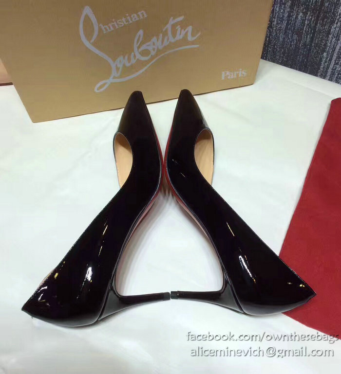 Christian Louboutin Patent Leather Pump Black CL007