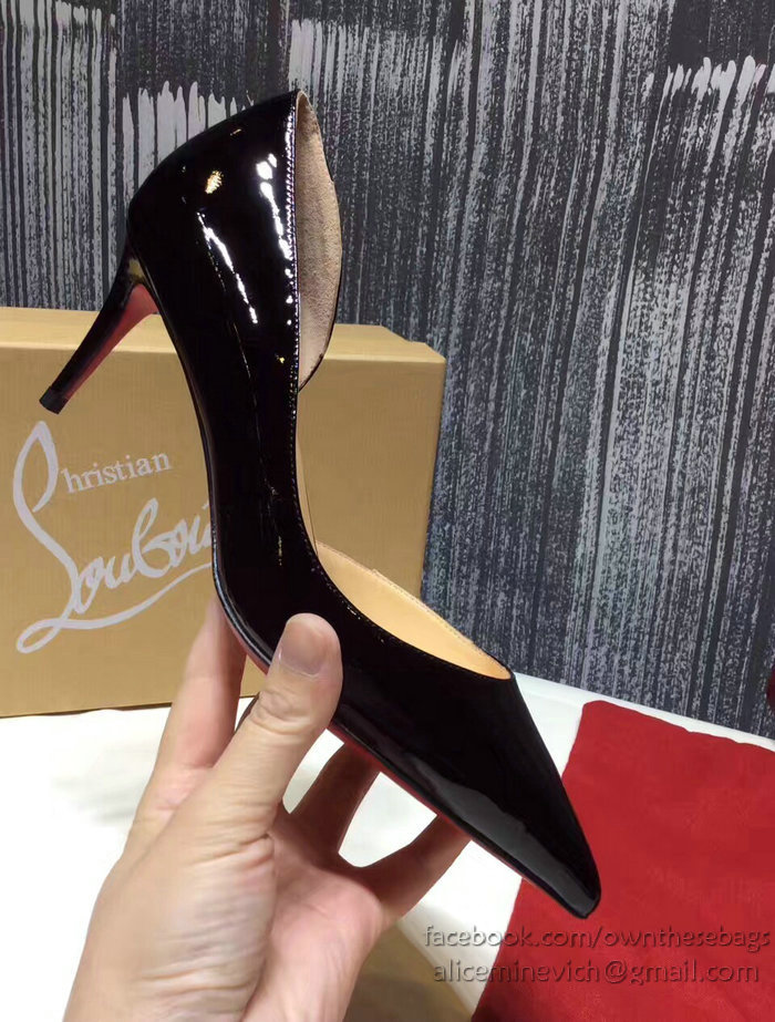 Christian Louboutin Patent Leather Pump Black CL007