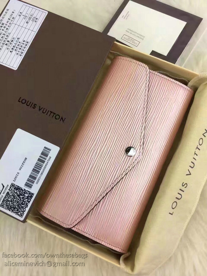 Louis Vuitton Epi Leather Sarah Wallet Rose M60724