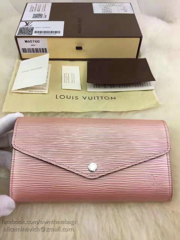 Louis Vuitton Epi Leather Sarah Wallet Rose M60724