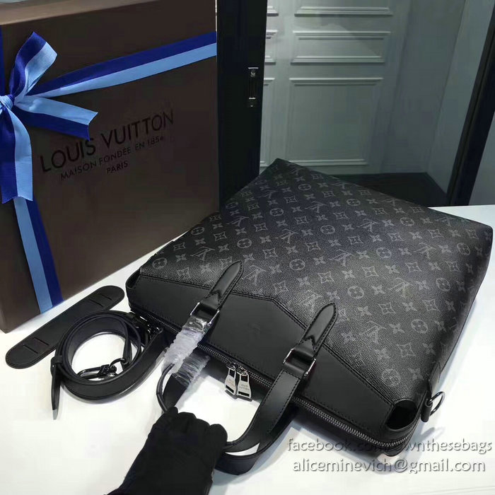 Louis Vuitton Monogram Eclipse Canvas Tote Explorer M40567