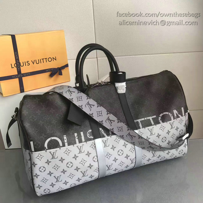 Louis Vuitton Monogram Canvas Keepall 55 Bandouliere M43412