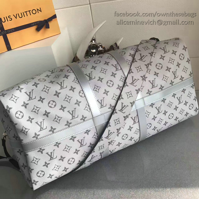 Louis Vuitton Monogram Canvas Keepall 55 Bandouliere M43412