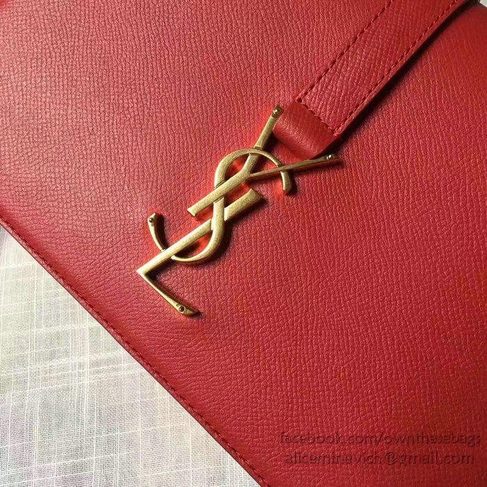 Classic Medium Saint Laurent Universite Bag Red 416652