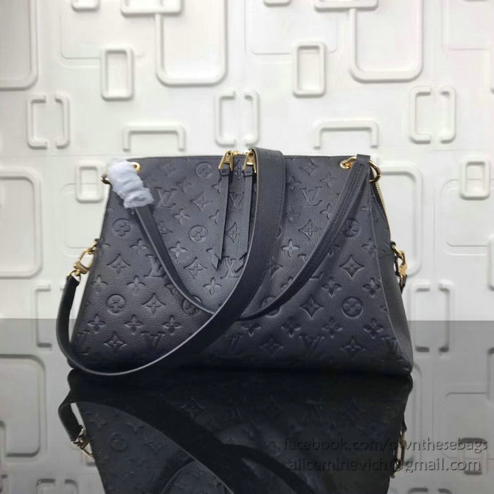 Louis Vuitton Monogram Empreinte Ponthieu PM Noir M43719