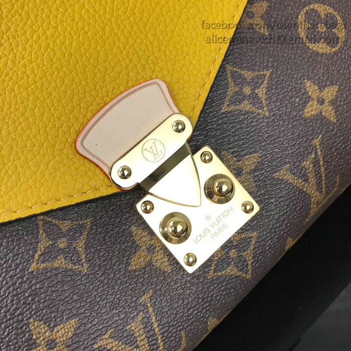 Louis Vuitton Pallas Chain Shoulder Bag Yellow M41200