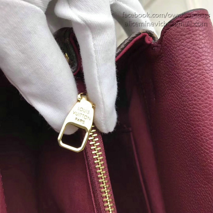 Louis Vuitton Monogram Canvas Venus Bag Burgundy M41778