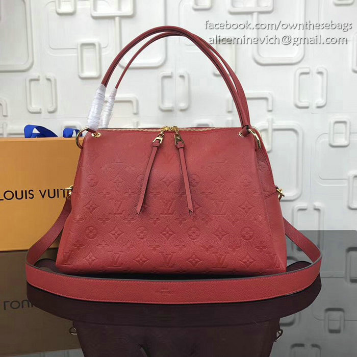 Louis Vuitton Monogram Empreinte Ponthieu PM Red M43719