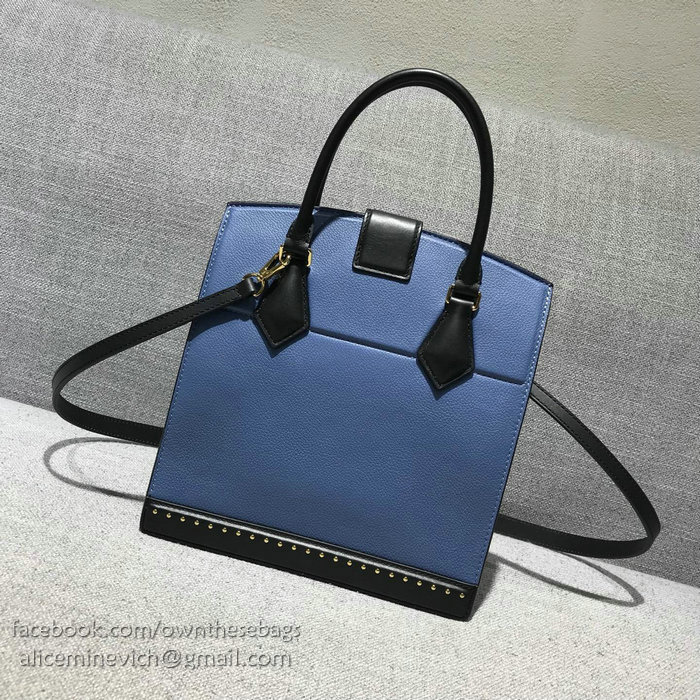 Louis Vuitton Calfskin Cour Marly PM Blue M51654