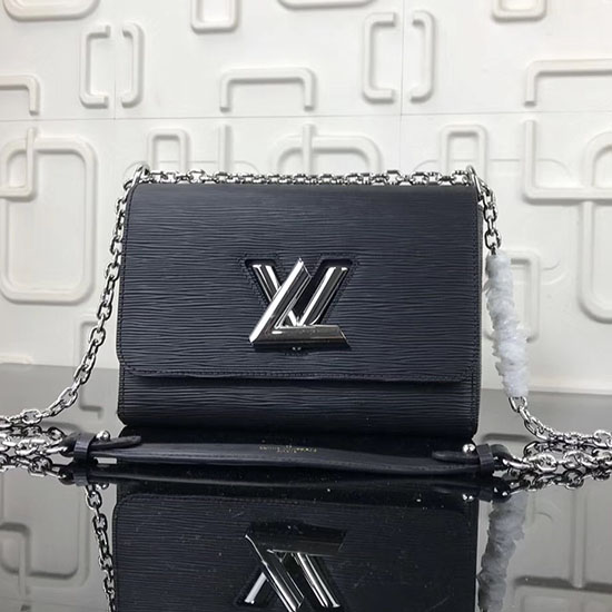 Louis Vuitton Epi Leather Twist MM Black M50272