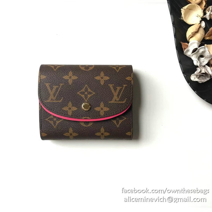 Louis Vuitton Monogram Canvas Ariane Wallet Fuchsia M62037