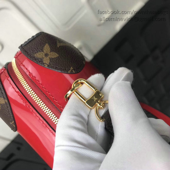 Louis Vuitton Patent Leather Venice Red M54390