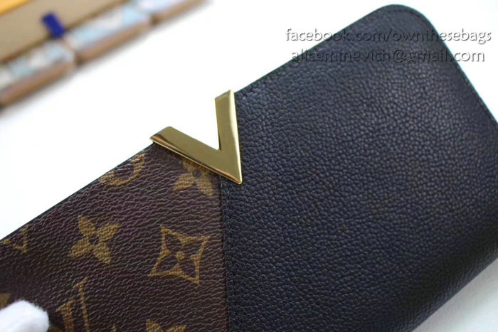 Louis Vuitton Monogram Canvas Kimono Wallet Noir M56175