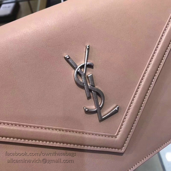 Saint Laurent LE SEPT Chain Bag in Pink Leather 511262