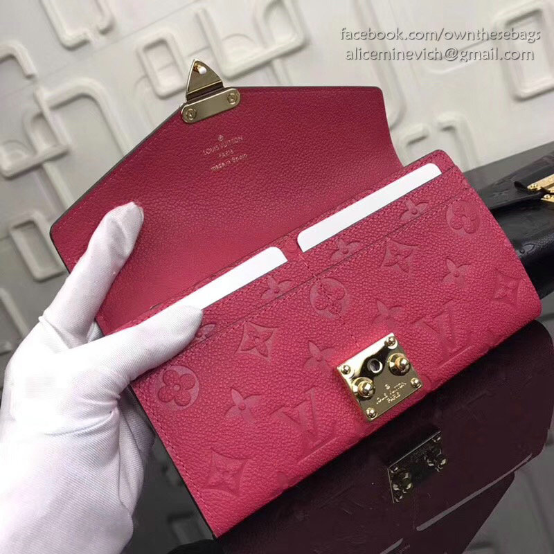 Louis Vuitton Monogram Empreinte Metis Wallet Freesia M62459