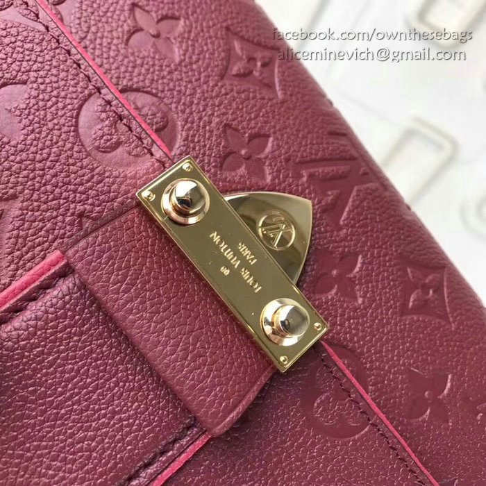 Louis Vuitton Monogram Empreinte Saint Sulpice PM Rose Bruyere M43393