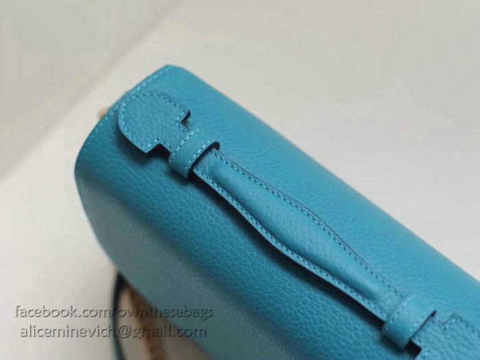 Gucci Interlocking GG Leather Crossbody Bag Blue 510302