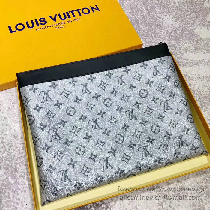 Louis Vuitton Monogram Canvas Pochette Apollo Silver M62291