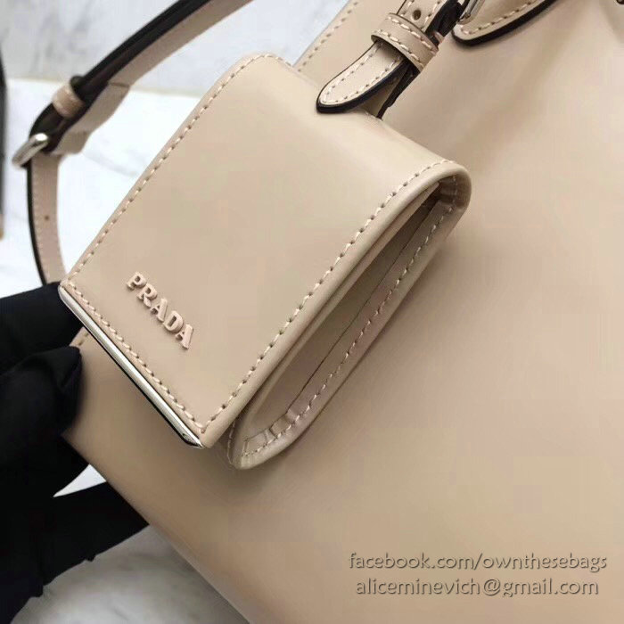 Prada Monochrome Calf Leather Bag Peach 1BA156