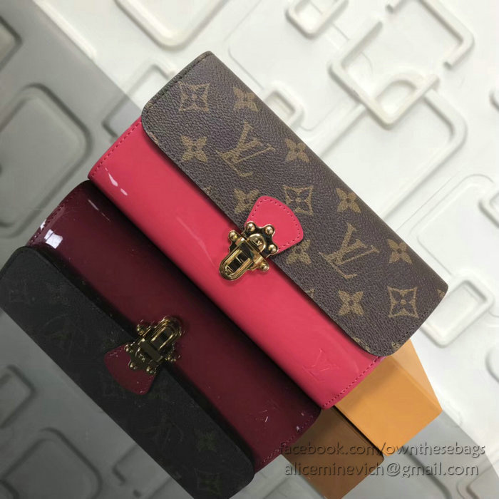 Louis Vuitton Cherrywood Wallet Peach M62558