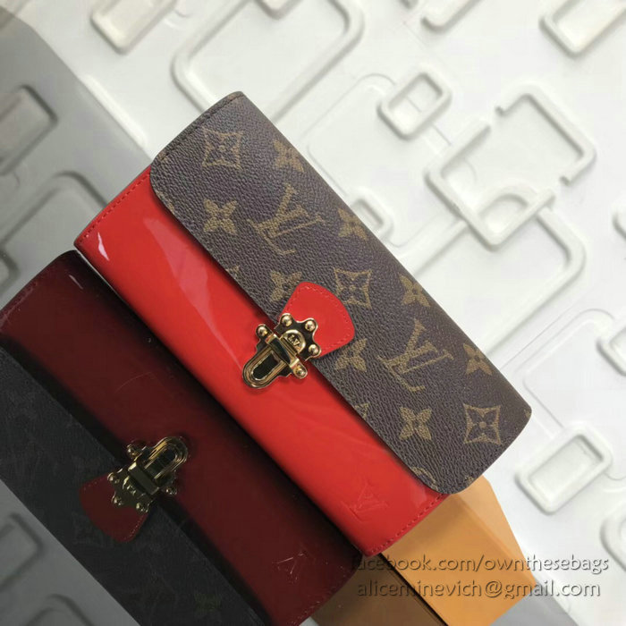 Louis Vuitton Cherrywood Wallet Red M62558