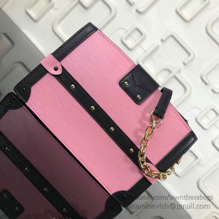 Louis Vuitton Epi Leather Trunk Clutch Pink M53052