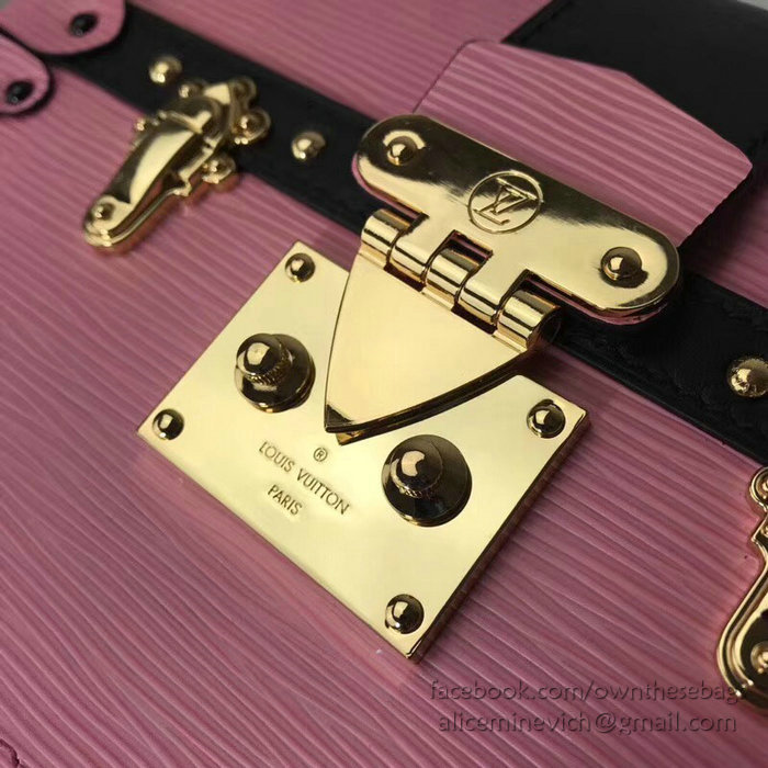 Louis Vuitton Epi Leather Trunk Clutch Pink M53052