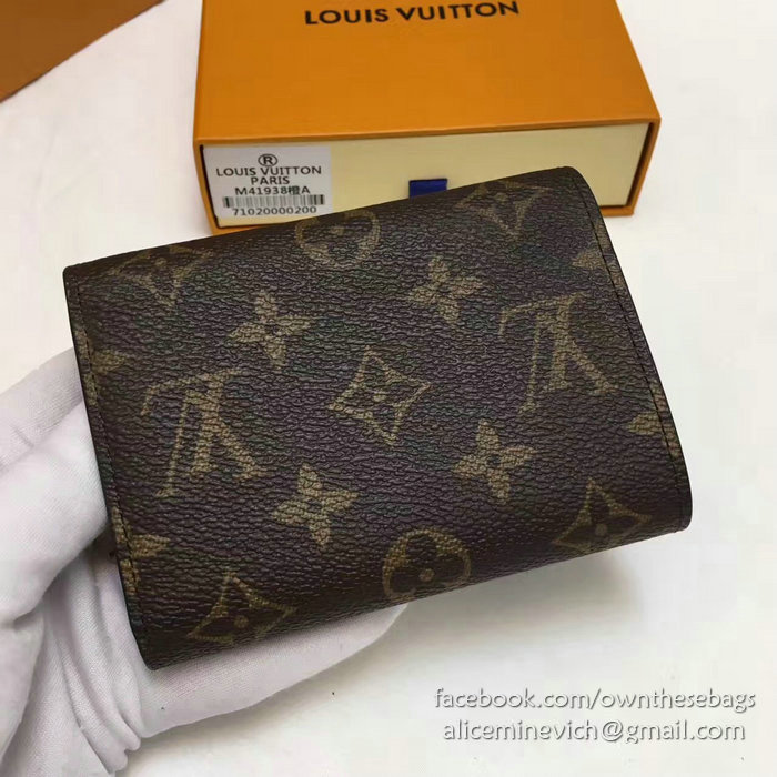 Louis Vuitton Monogram Canvas Victorine Wallet Orange M41938