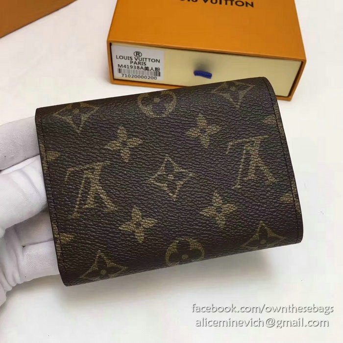 Louis Vuitton Monogram Canvas Victorine Wallet Pink M41938