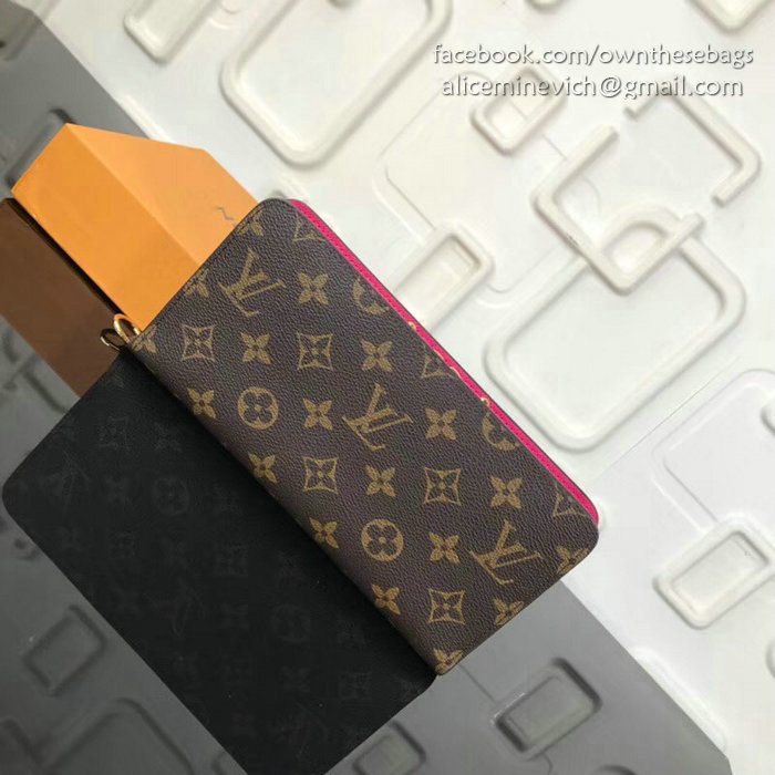 Louis Vuitton Portefeiulle Ansoritto Wallet Rose M66701