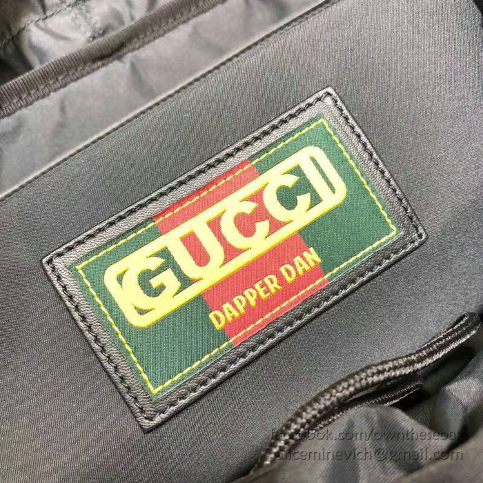 Gucci-Dapper Dan backpack Black 536413