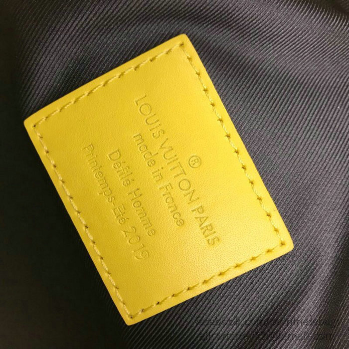 Louis Vuitton Calfskin Box Bag Yellow M44427