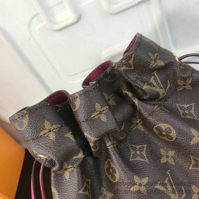 Louis Vuitton Monogram Canvas Poche Noe Mng Fuchsia M43445