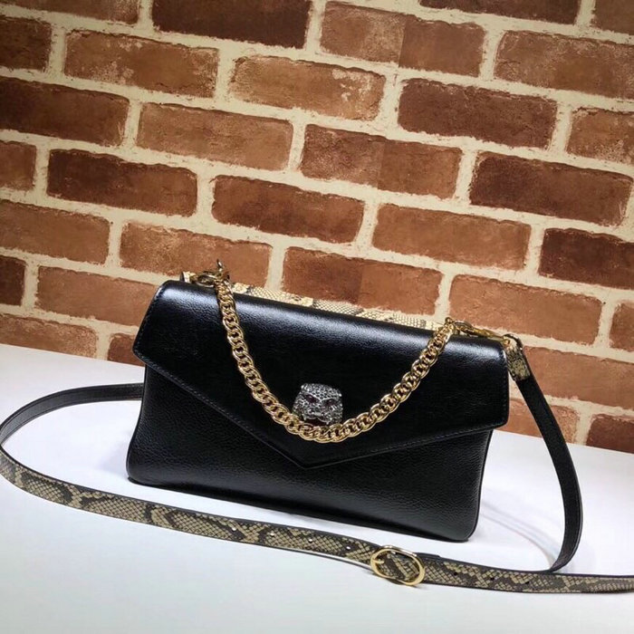 Gucci Snake Medium Double Shoulder Bag 524822